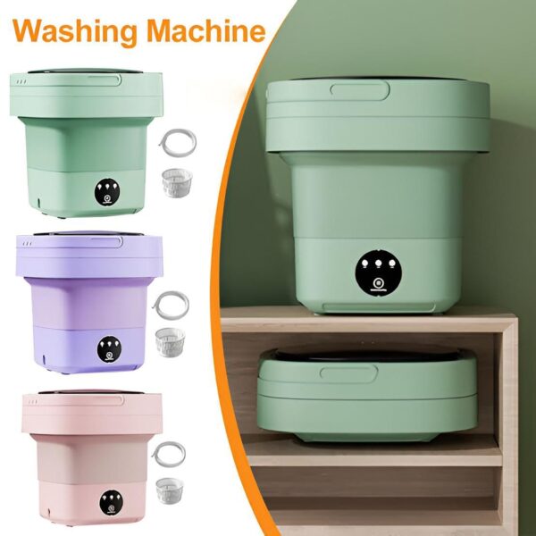 Foldable Washing Machine Basket Random Color